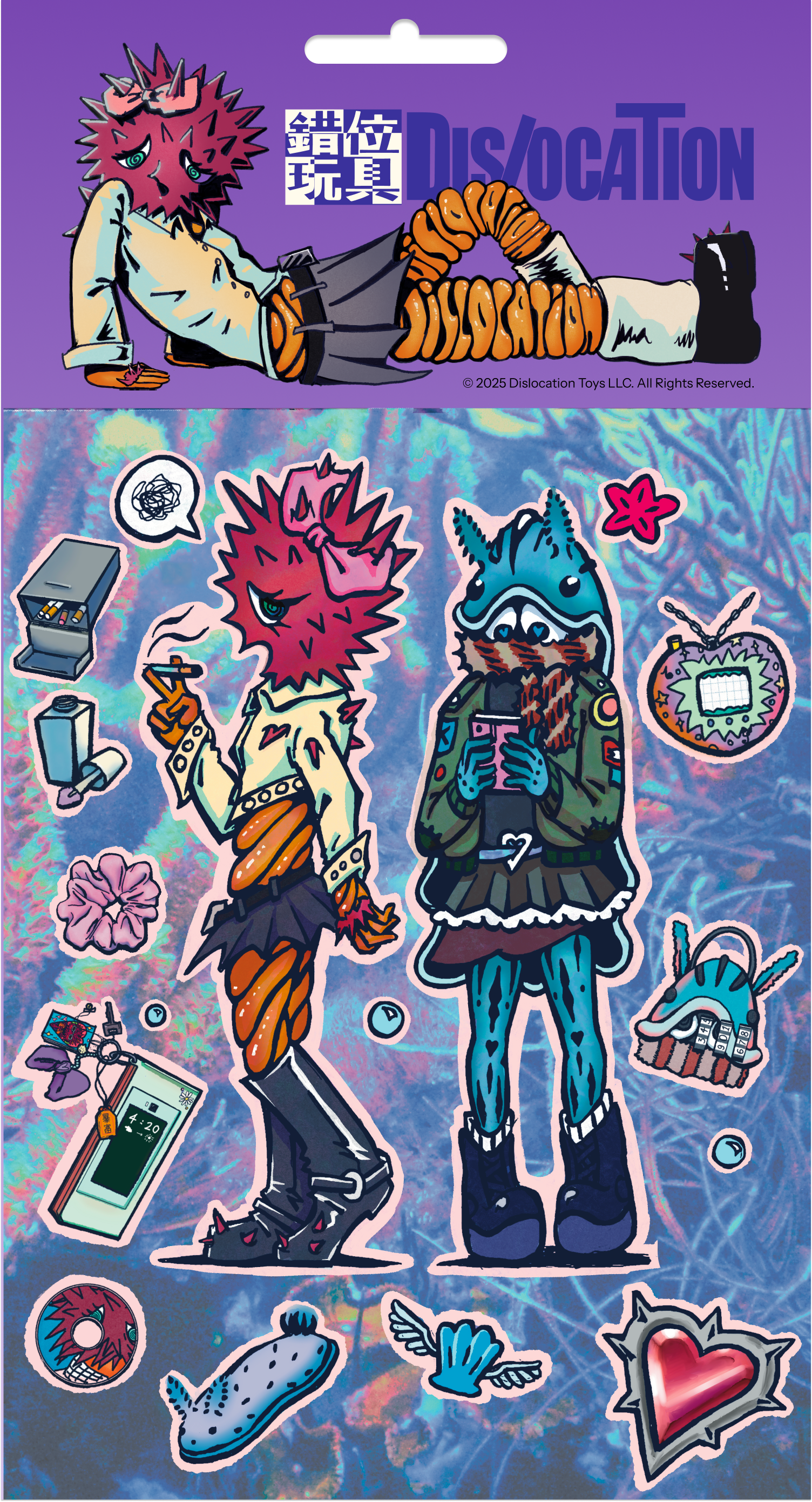 Ocean Gals Sticker Sheet 01 Carmila & Bailey