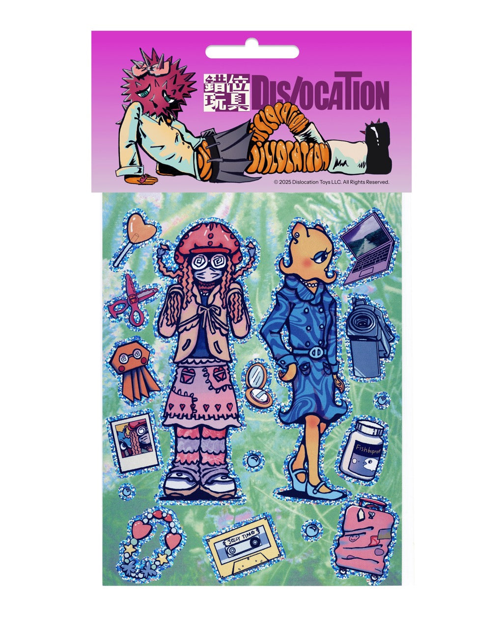 Ocean Gals Sticker Sheet 02 Alena & Lucia